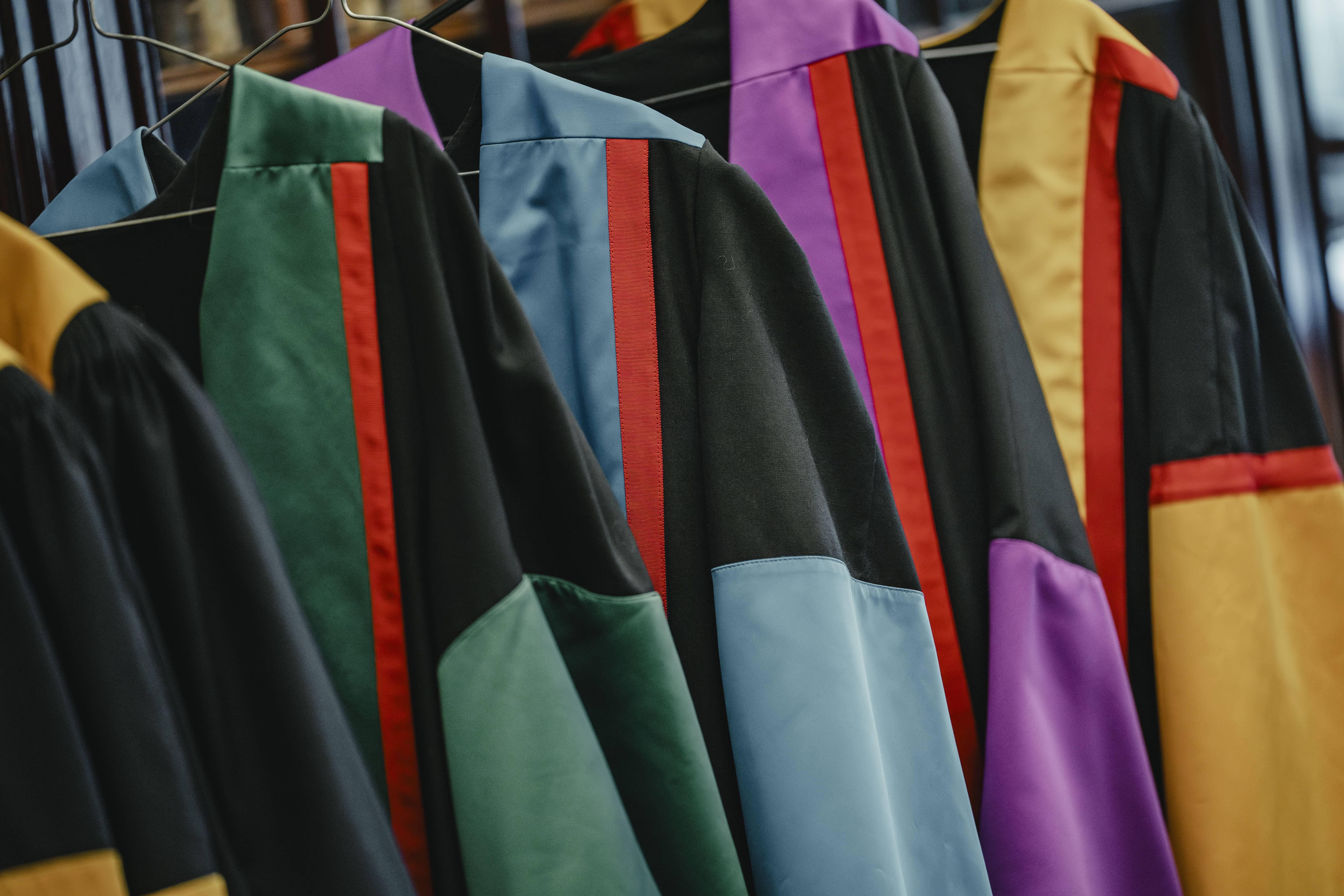 ceremonial robes hanging up