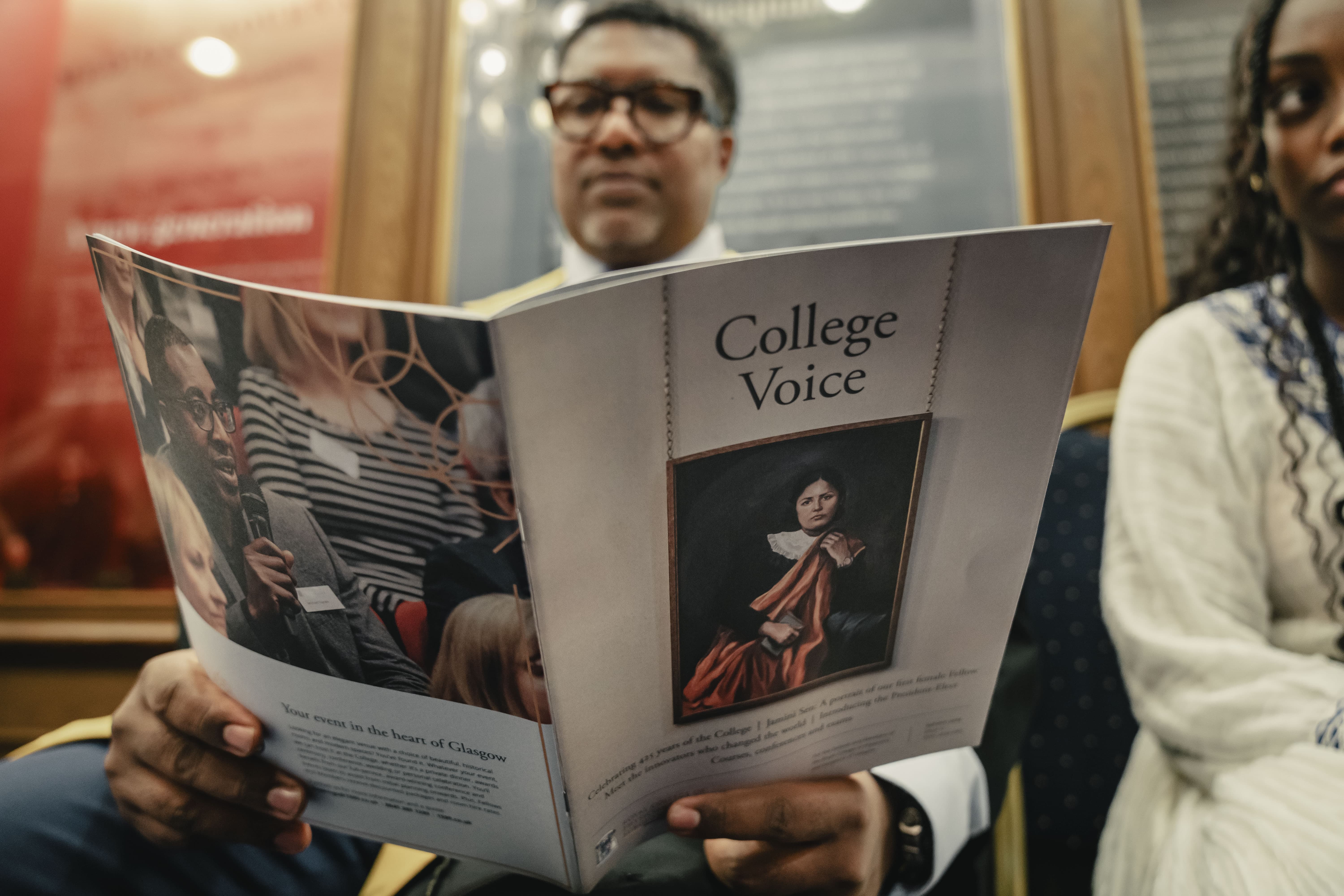 College Voice magazine in membership benefits