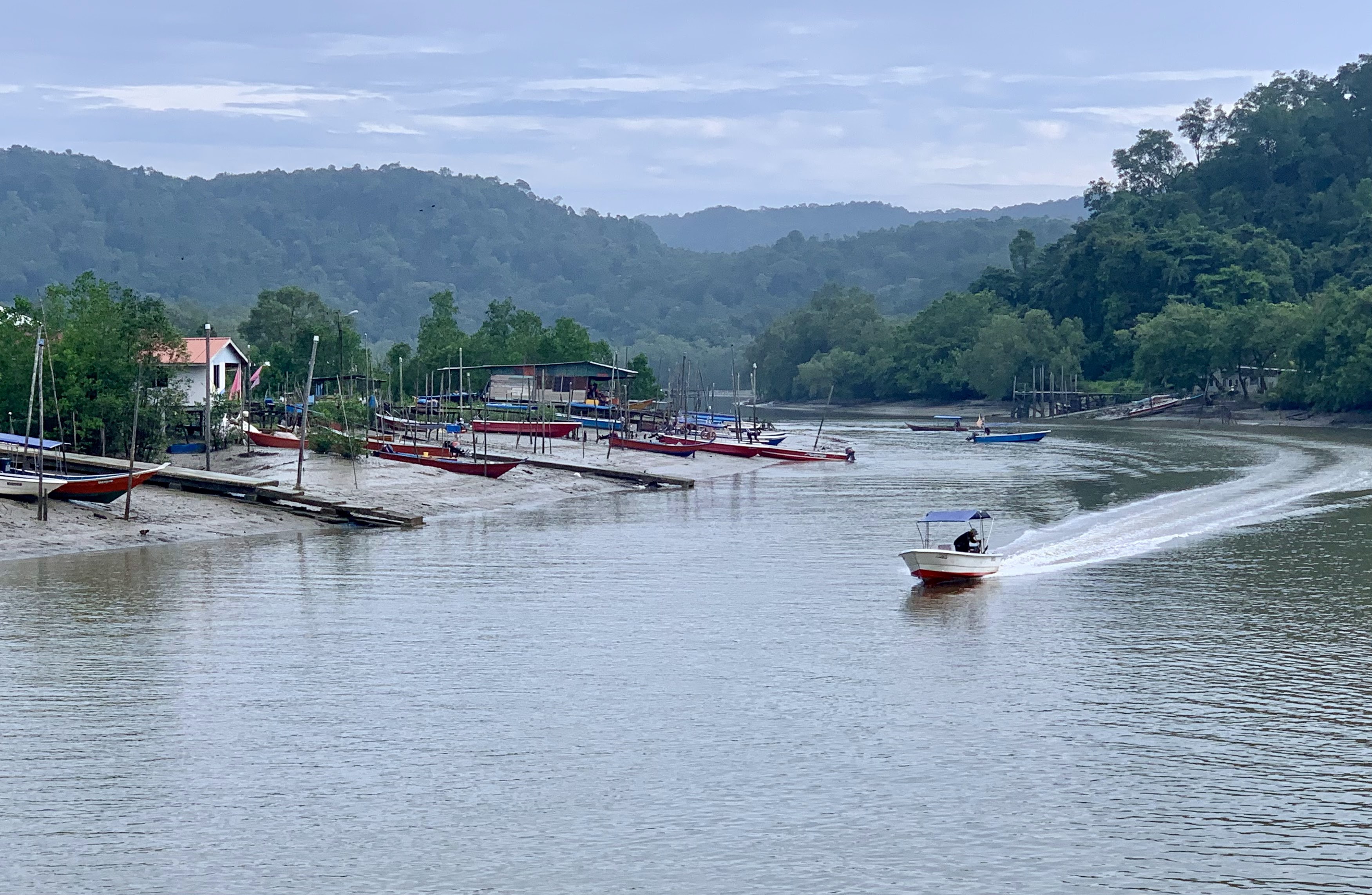 Sungai Tabo river in Malaysia
