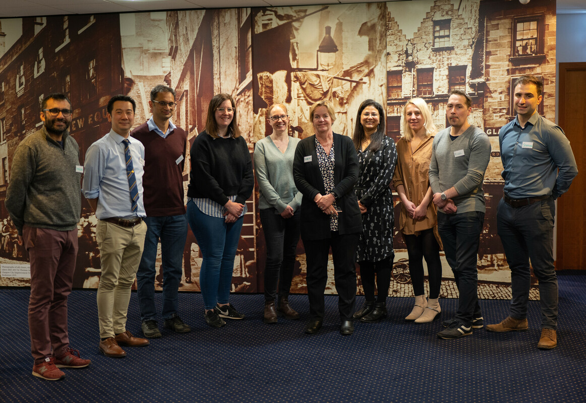 Group shot of the previous cohort of the leadership development award