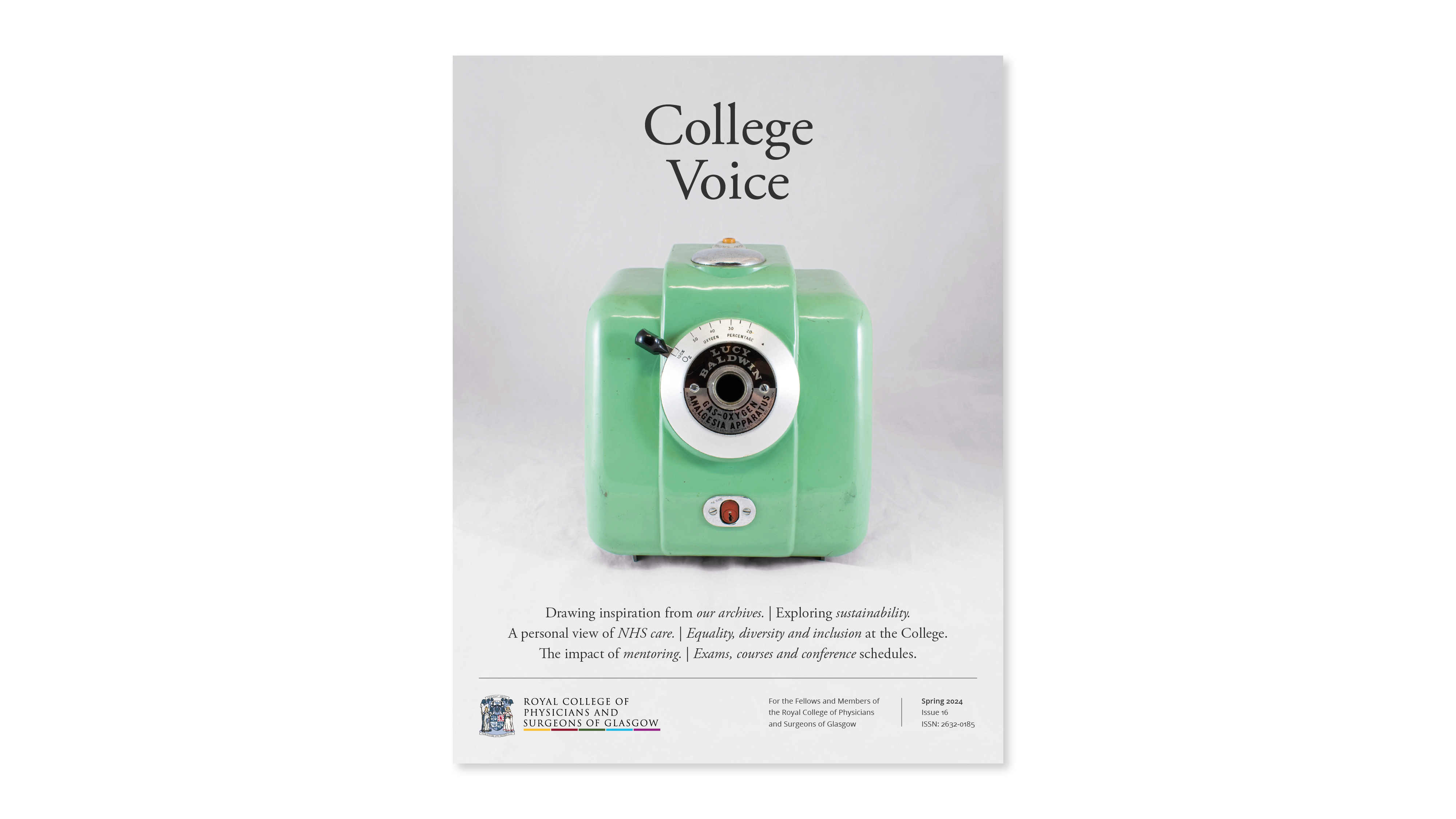 Front cover of College Voice issue 16